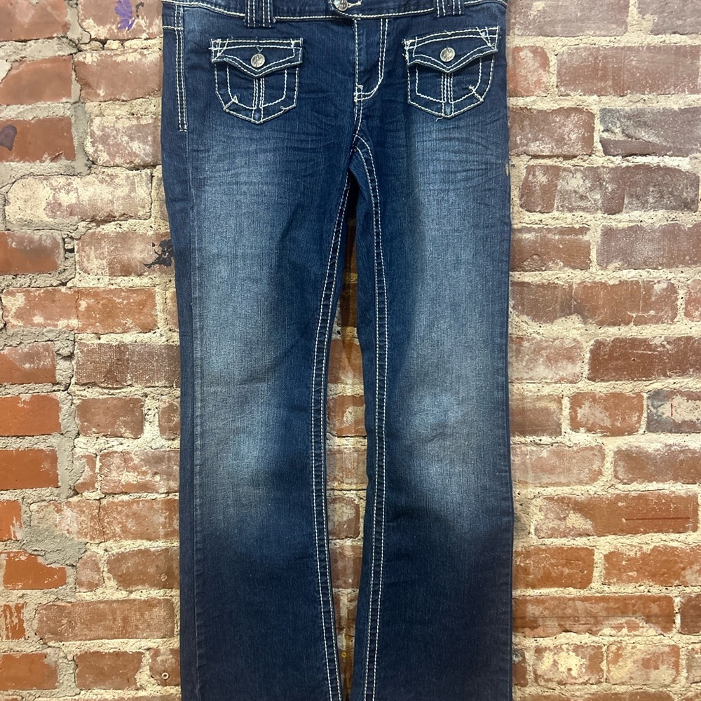 Angels Dark Blue Boot Cut Jeans